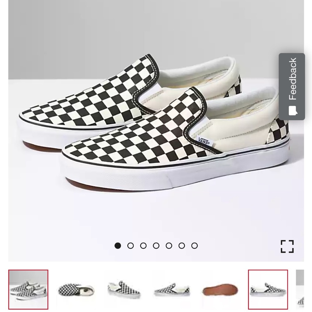 Vans Checkerboard Slip-on - US Women size 6.5 (US Men 5.0)